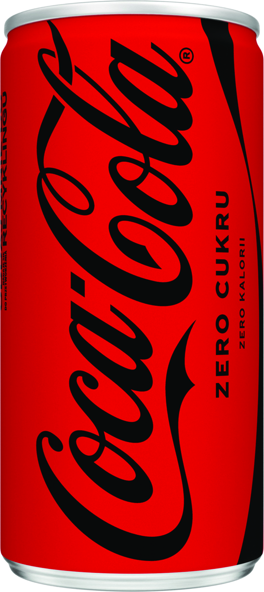 Coca-Cola Zero, puszka, 0,2l, kaucja