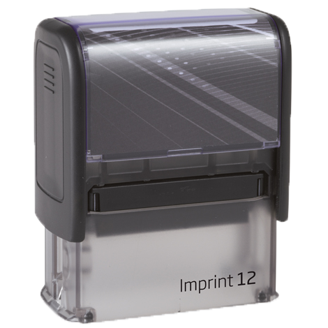 Pieczątka Trodat 8912 imprint czarna obudowa + poduszka + gumka | eazbiuro.pl | Sprawdź ofertę!