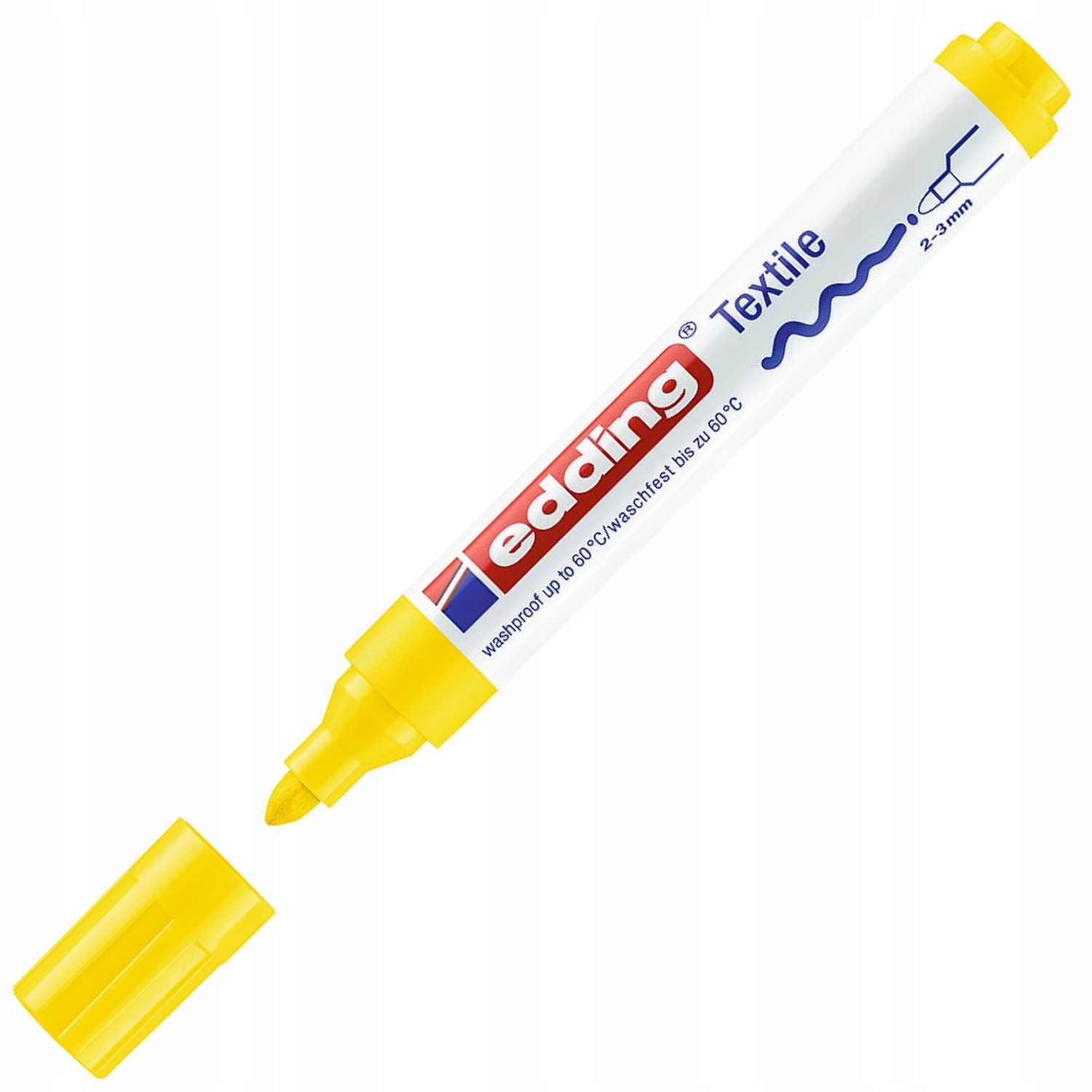 Marker Edding do tkanin żółty 3 mm okrągły | eazbiuro.pl | Kup od razu!