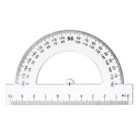 Kątomierz 10cm Tetis blister