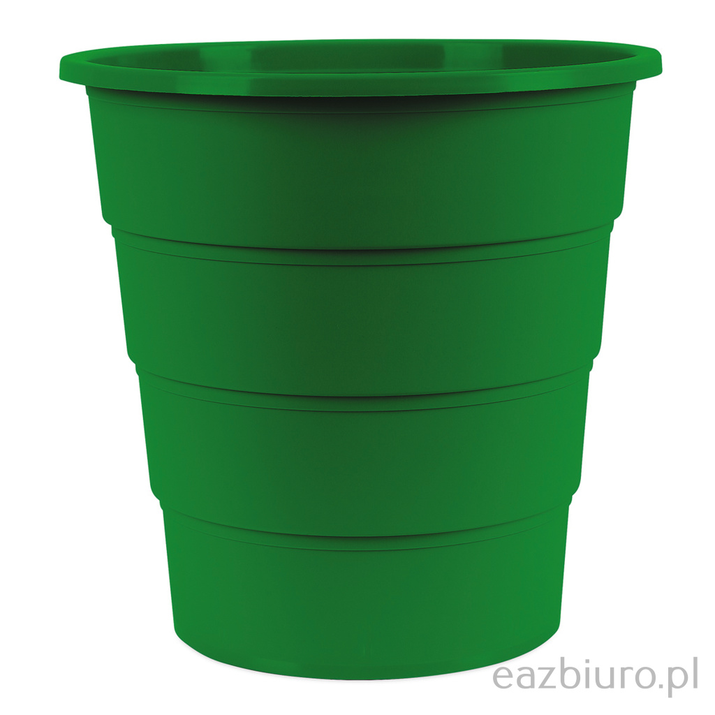 Kosz na śmieci Office Products, pełny, 16l, zielony Kosz na śmieci Office Products, pełny, 16l, zielony