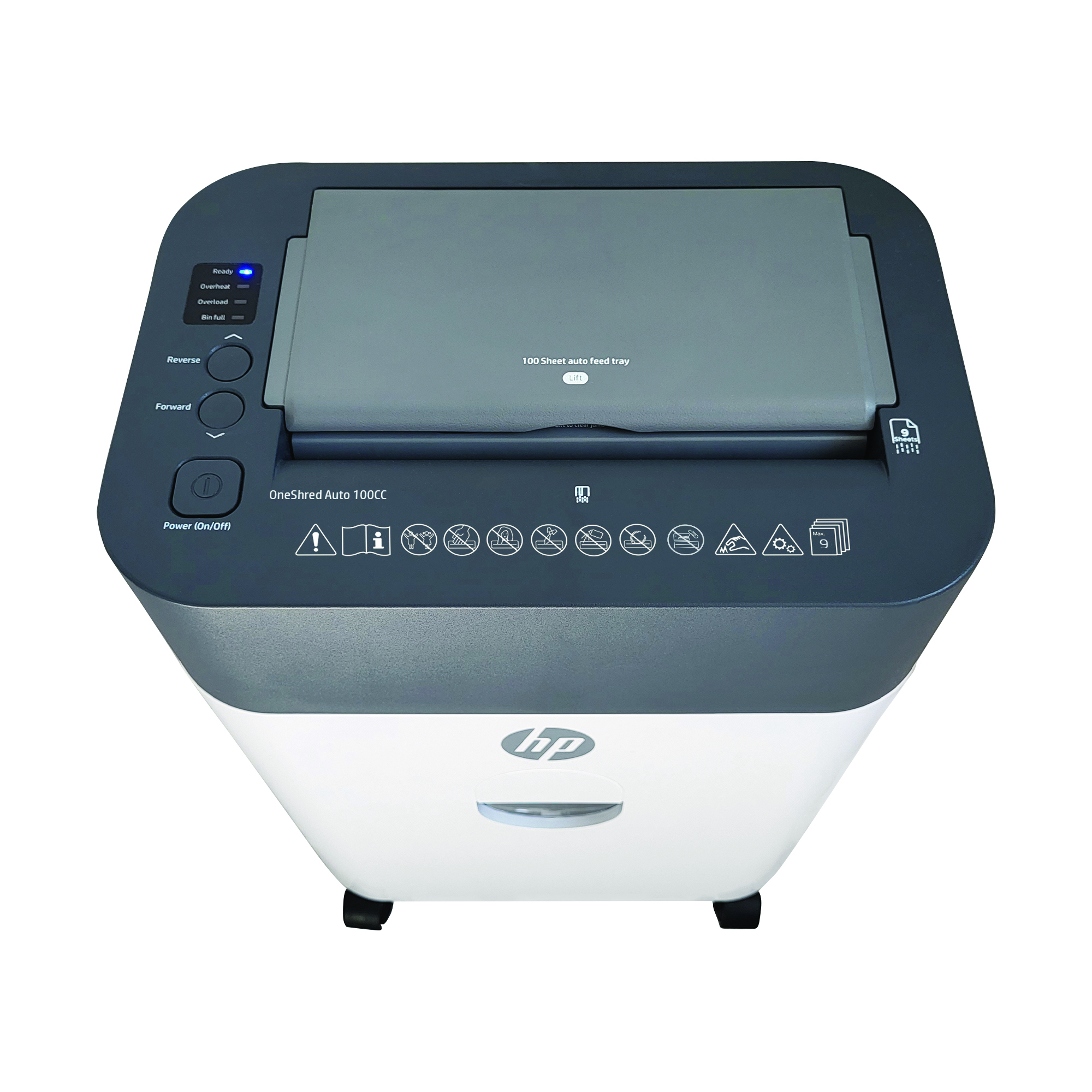 Niszczarka HP oneshred auto 100cc biało-szara