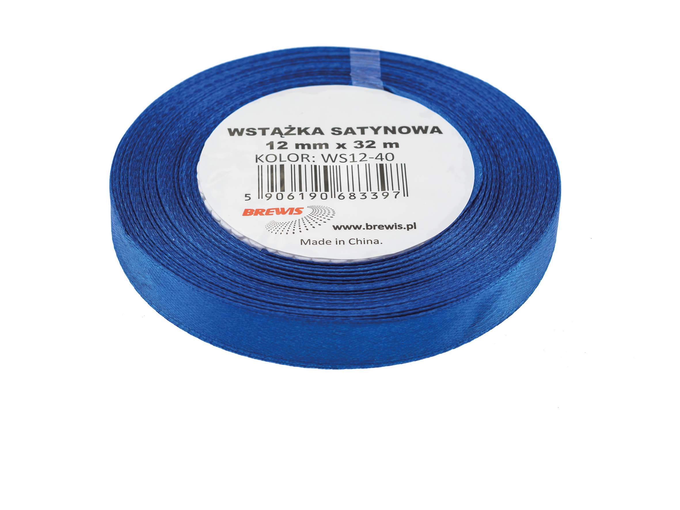 Wstążka Brewis satynowa 12 mm 32 m atramentowy | eazbiuro.pl | Skorzystaj dziś!