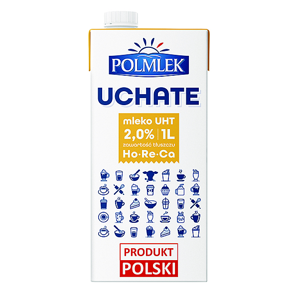 Mleko uht polmlek 2%, 1l
