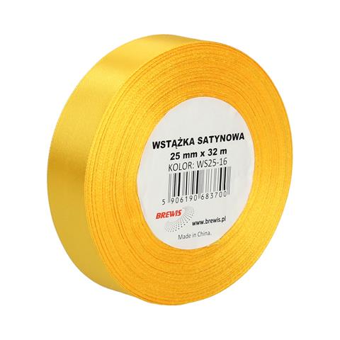 Wstążka satynowa Brewis 25 mm 32 m słonecznikowy | eazbiuro.pl | Zamów szybko!