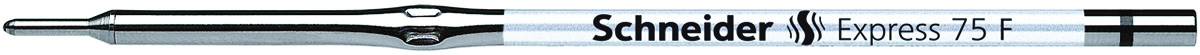 Wkład Express 75 do długopisu SCHNEIDER, F, format A2, czarny