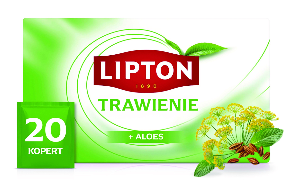 Herbata LIPTON Functional, ziołowa, trawienie, 20 kopert Herbata LIPTON Functional, ziołowa, trawienie, 20 kopert