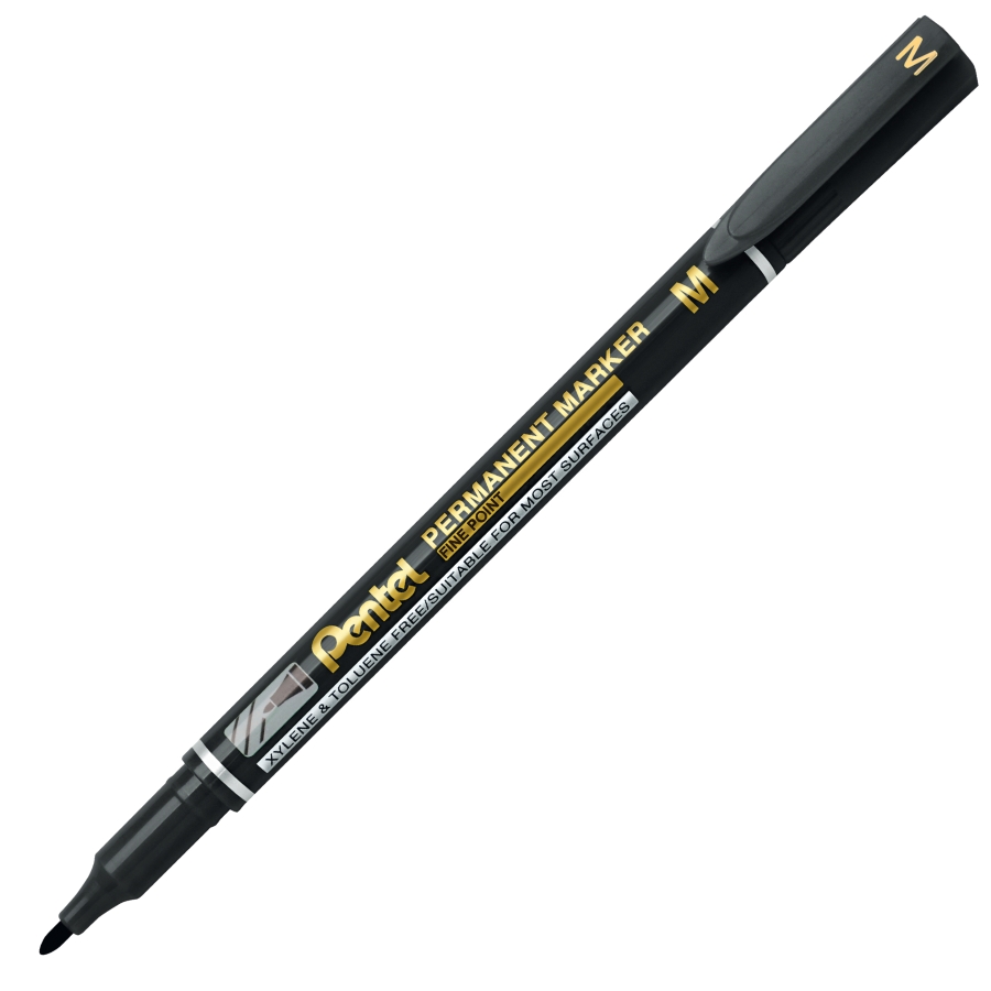 Foliopis Pentel ze średnią koń. MN470 czarny