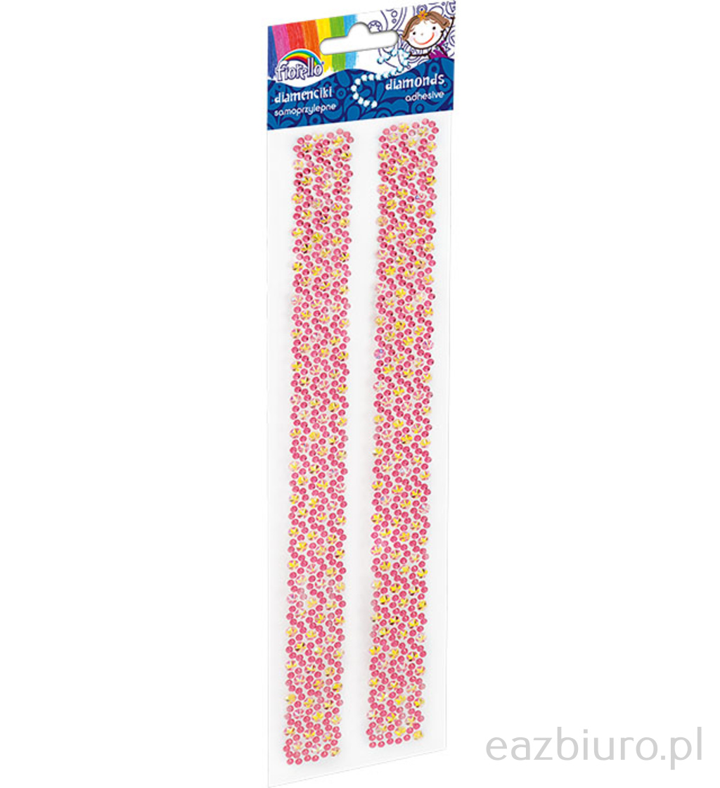 Diamenciki samoprzylepne Fiorello gr- ds081-3 różowo-złote | eazbiuro.pl | Kup sprytnie!