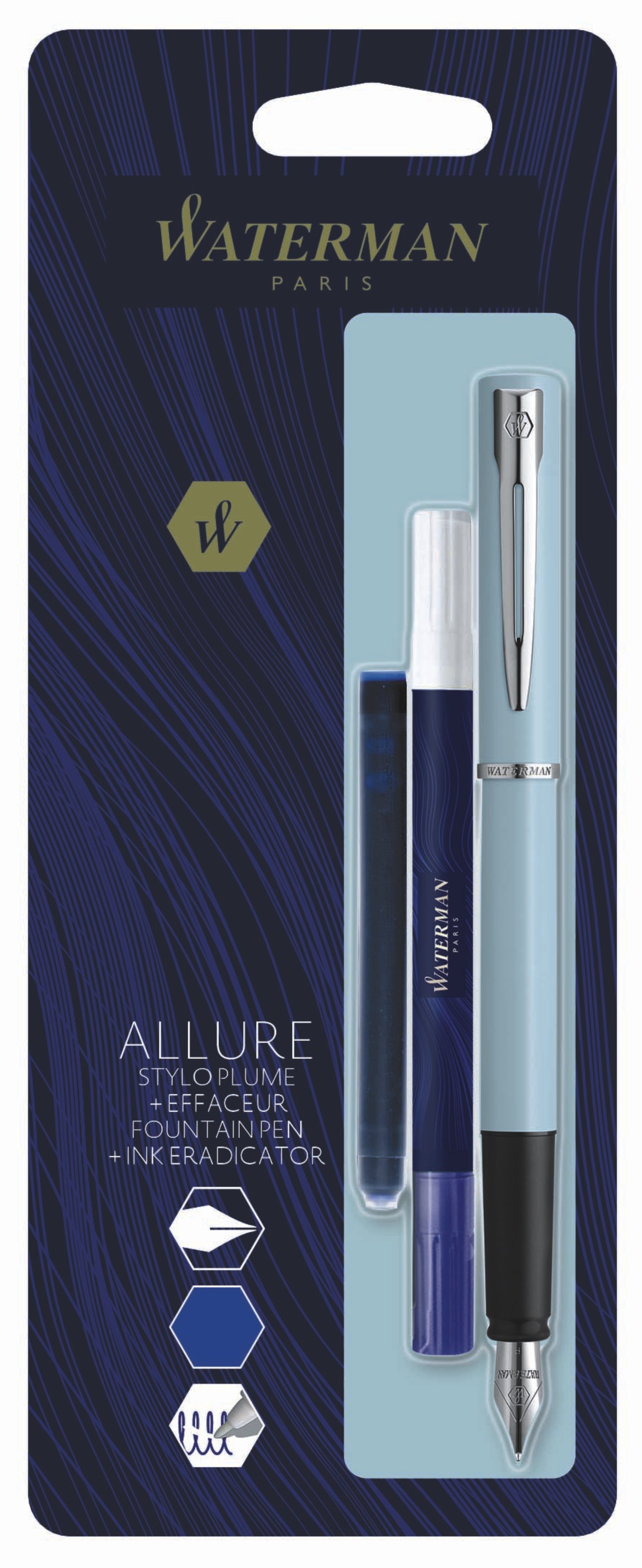 Waterman allure pastel assortet mix kolorów: łososiowy, fioletowy, niebieski, różowy, | eazbiuro.pl | Sprawdź ofertę!