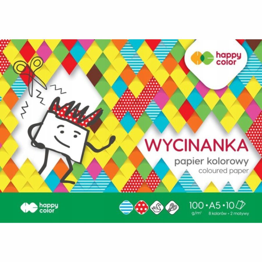 Zeszyt papieru kolorowego Happy Color A5