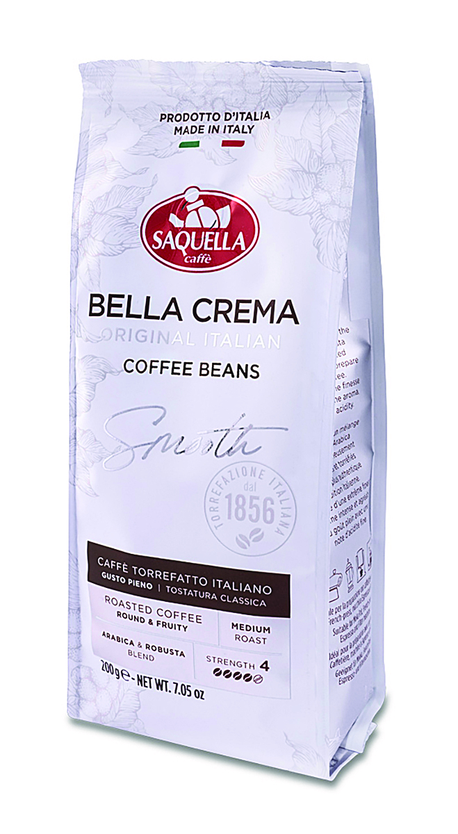 Kawa SAQUELLA Bella Crema Smooth, ziarnista, 200g