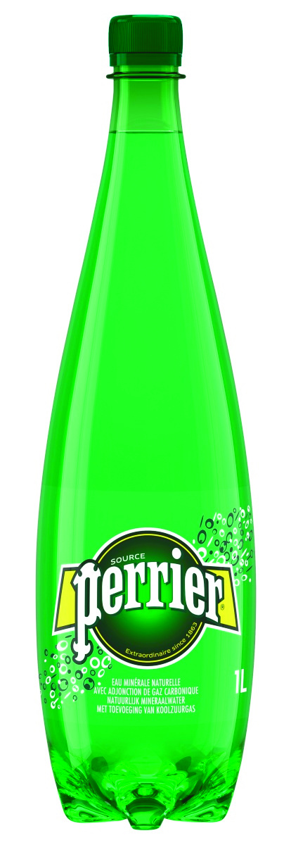 Woda PERRIER, mocny gaz, butelka plastikowa, 1l