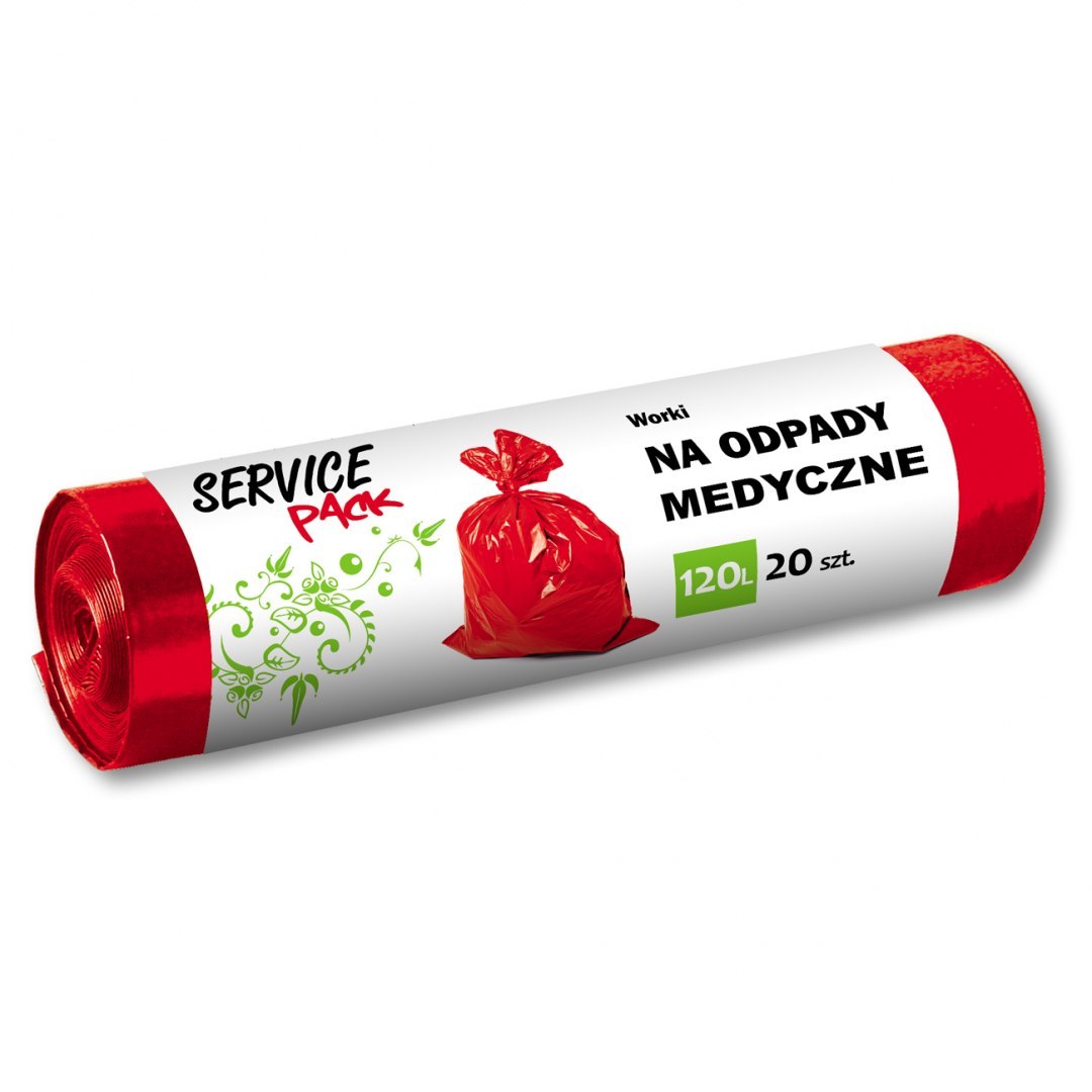 Worki na odpady medyczne ldpe 120 l zestaw 20 sztuk | eazbiuro.pl | Zamów natychmiast!