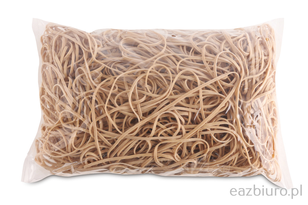 Gumki reCepturki Office Products, średnica 130mm, 1,5x3mm, 60% kauczuku, 1000g, zgrzewka, naturalne