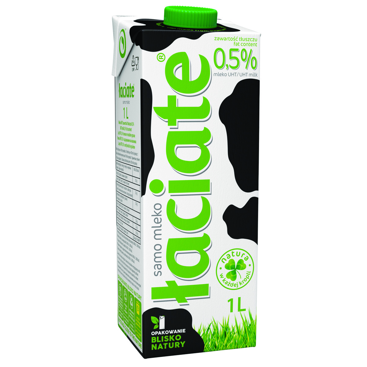 Mleko łaciate 0,5% 1l