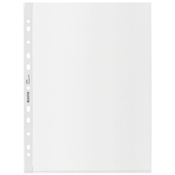 Koszulka recycle A4, pp 100 mic. opakowanie zestaw 100 sztuk | eazbiuro.pl | Kup bez ryzyka!