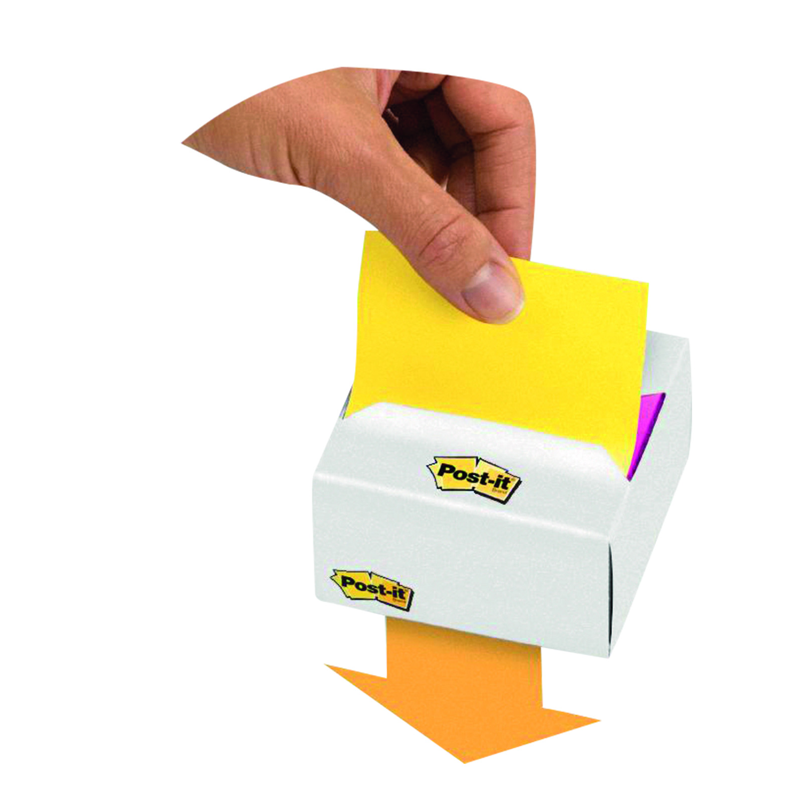 Podajnik ekologiczny kartonowy karteczek Post-it® z-notes (b330-1rg), 76x76mm, 200 kart., żółty Podajnik ekologiczny kartonowy karteczek Post-it® z-notes (b330-1rg), 76x76mm, 200 kart., żółty
