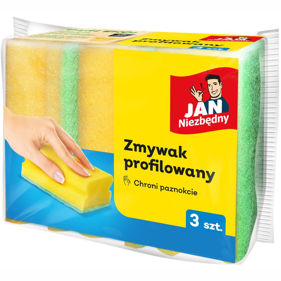 Zmywak profilowany Jan Niezbędny 3 szt. Zmywak profilowany Jan Niezbędny 3 szt.