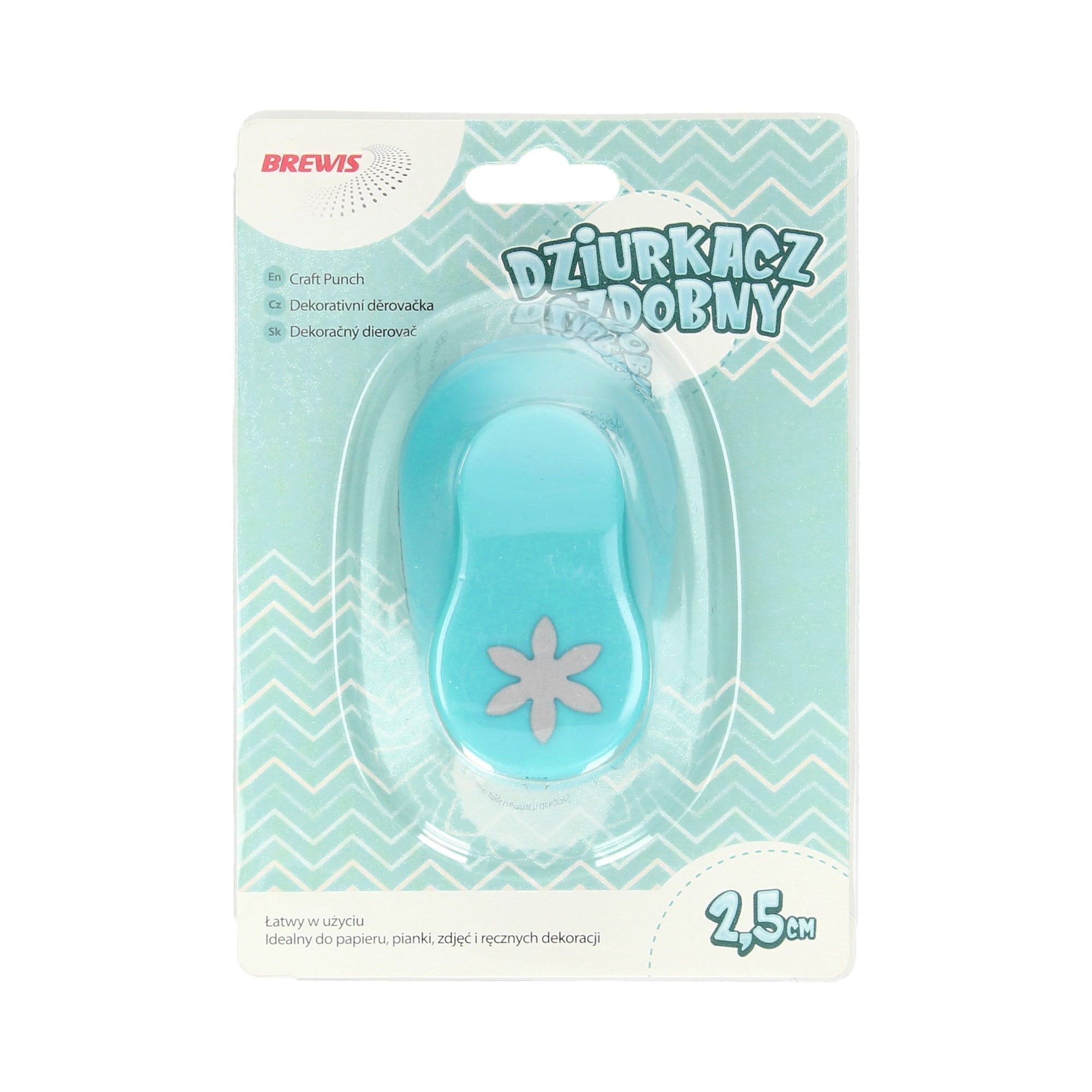 Dziurkacz ozdobny 2,5 cm kwiatek 3 | eazbiuro.pl | Działaj śmiało!