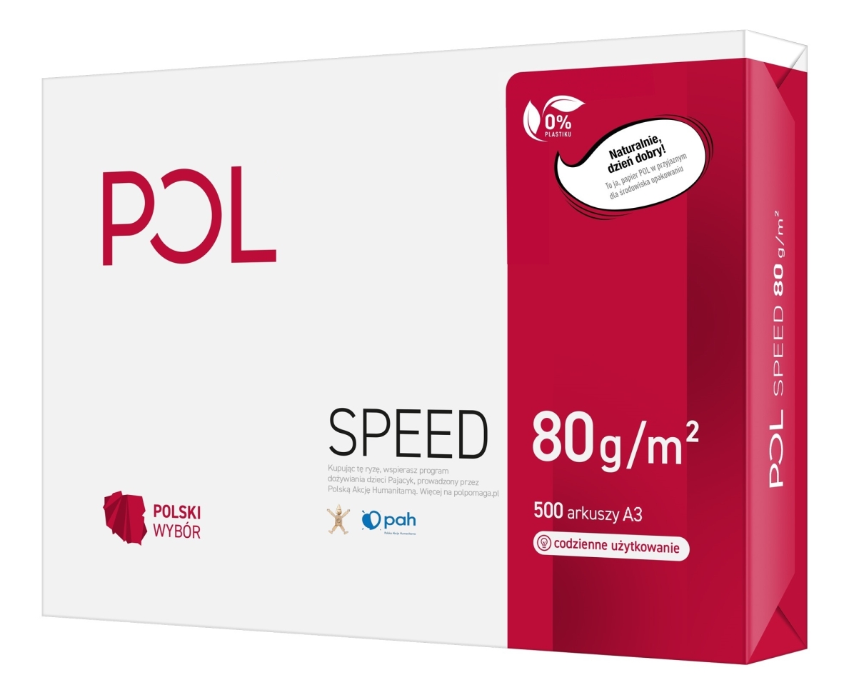 Papier ksero Polspeed A3 80 g/m2 500 ark.