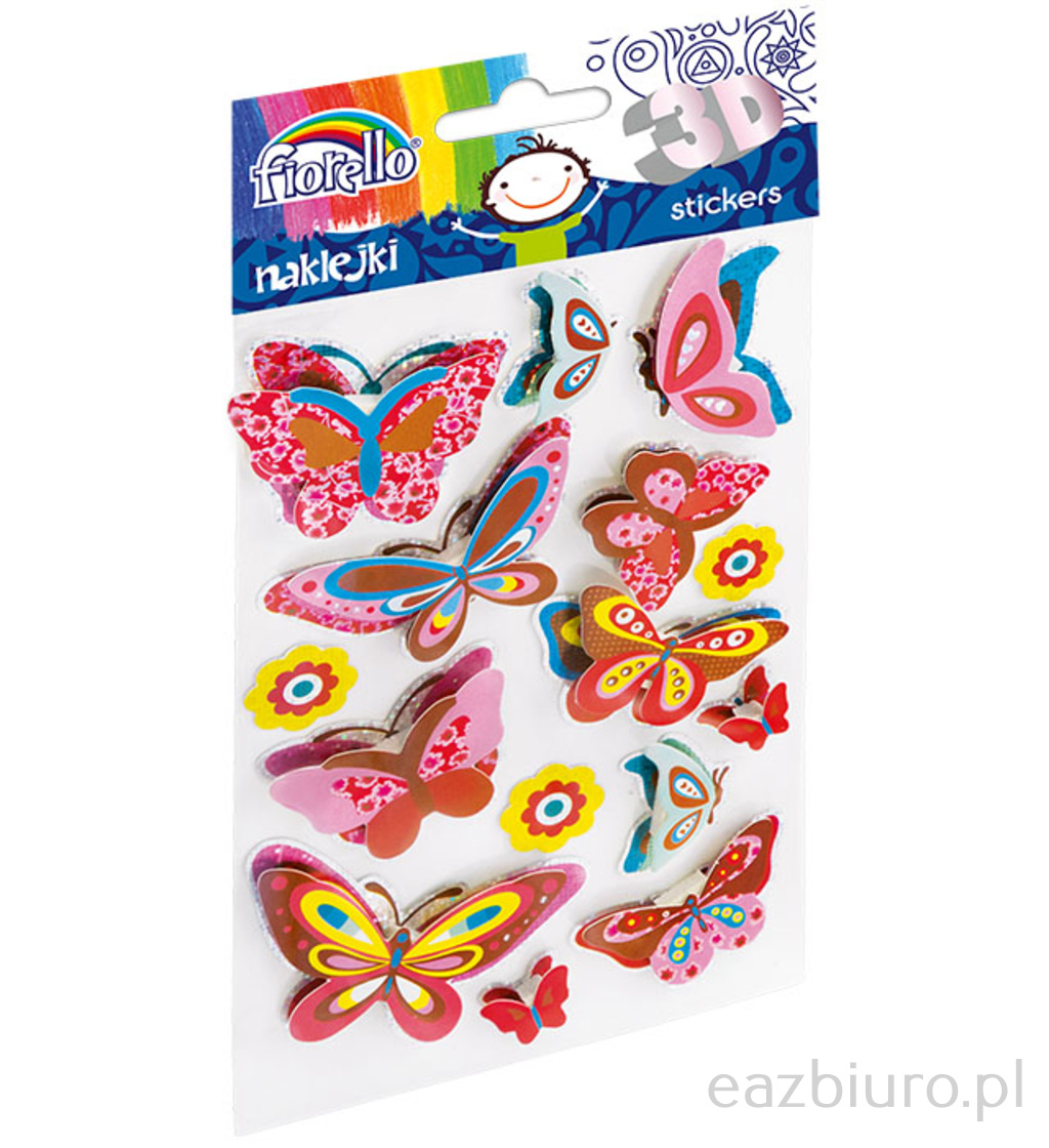 Naklejki dekoracyjne 3d Fiorello gr-np018 motyle | eazbiuro.pl | Kup od razu!