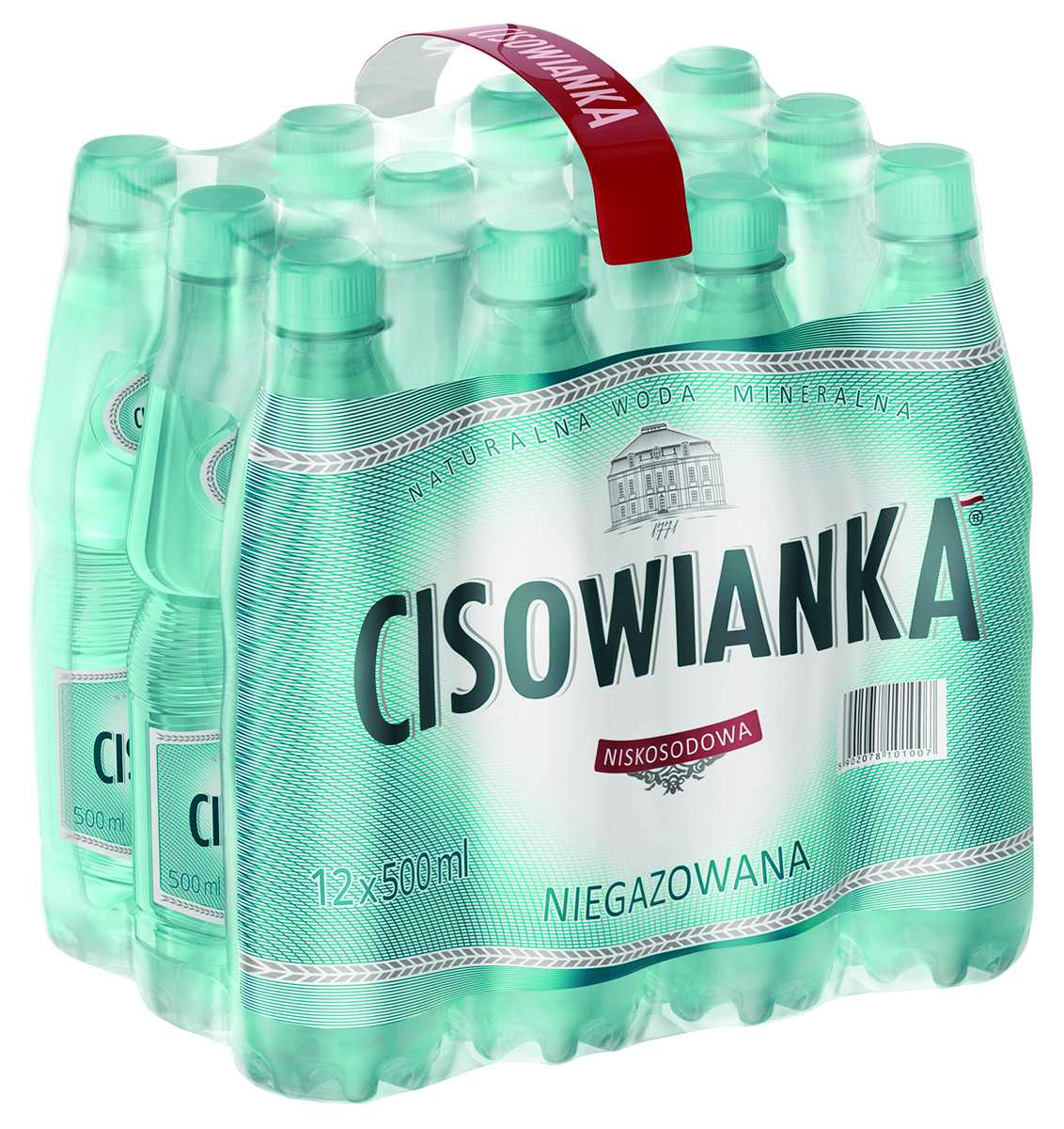 Woda mineralna Cisowianka niegazowana 0,5l - kaucja