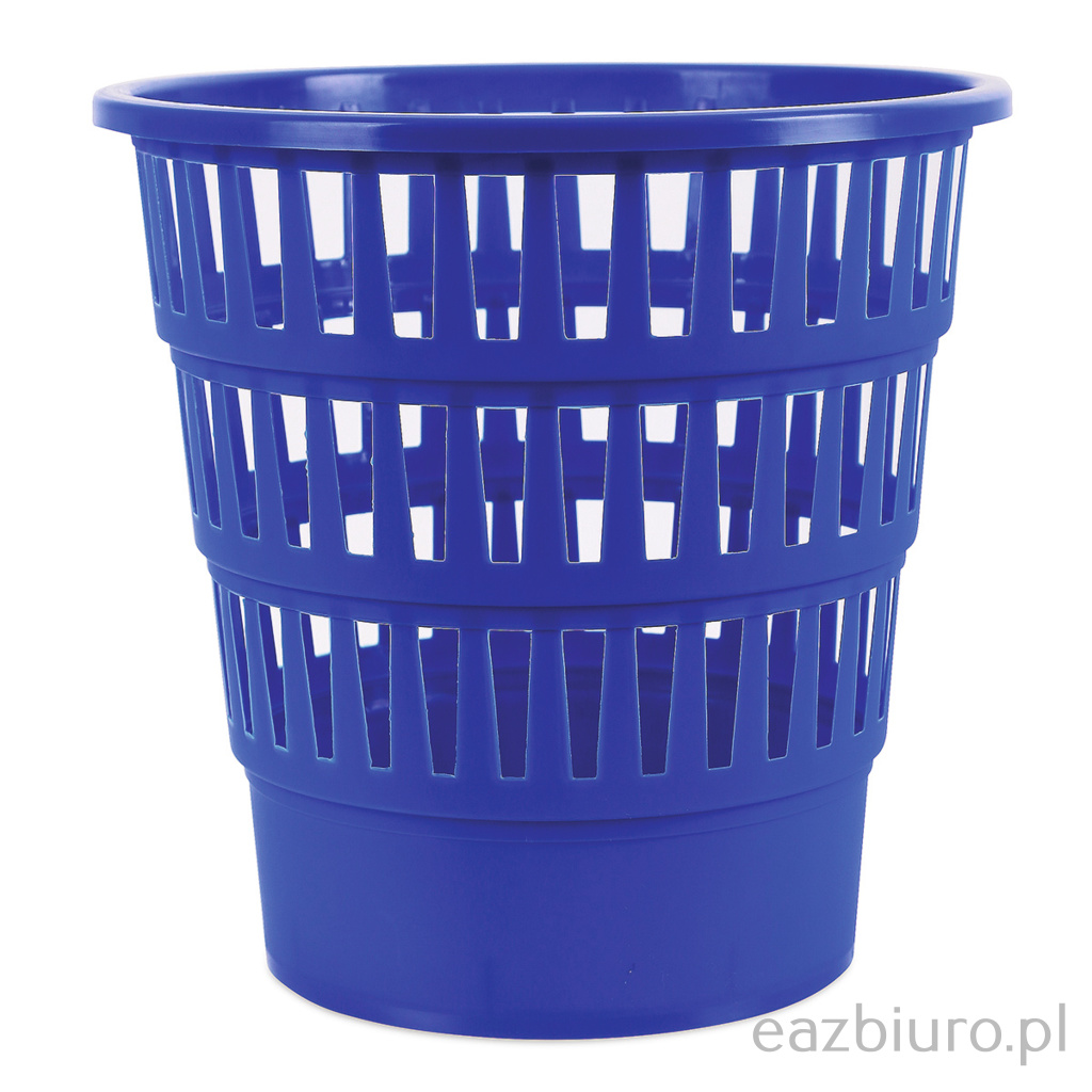 Kosz na śmieci Office Products, ażurowy, 16l, niebieski Kosz na śmieci Office Products, ażurowy, 16l, niebieski