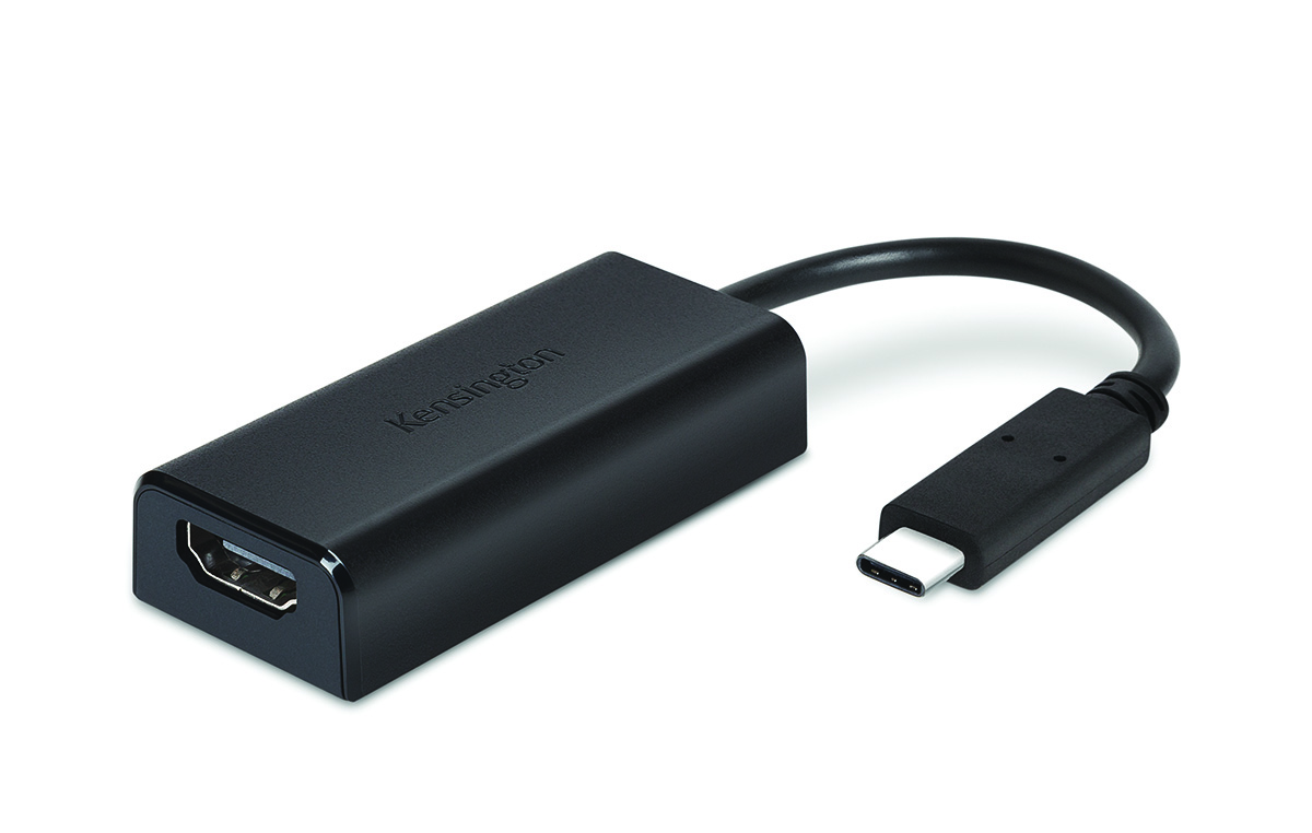 Adapter Kensington, usb-c do 4k hdmi, czarny