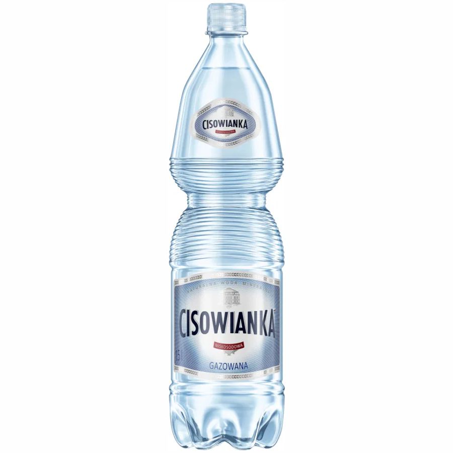 Woda mineralna Cisowianka gazowana 1,5l - kaucja