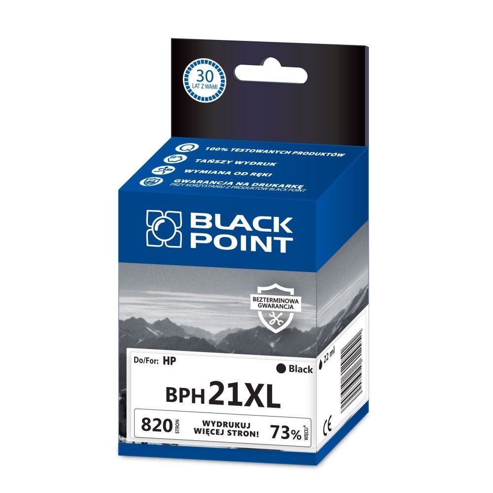 Cartrige tusz Black Point HP c9351ce - Black Pointh21xl Cartrige tusz Black Point HP c9351ce - Black Pointh21xl