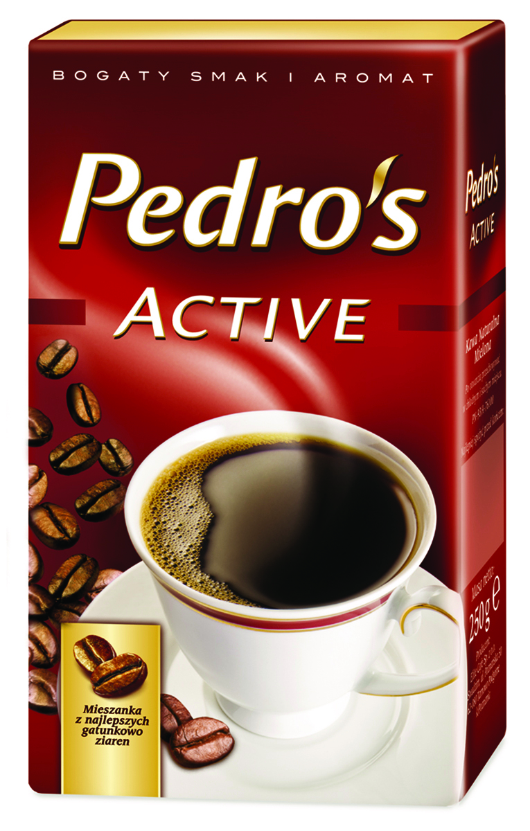 Kawa PEDROS Active, mielona, 250g
