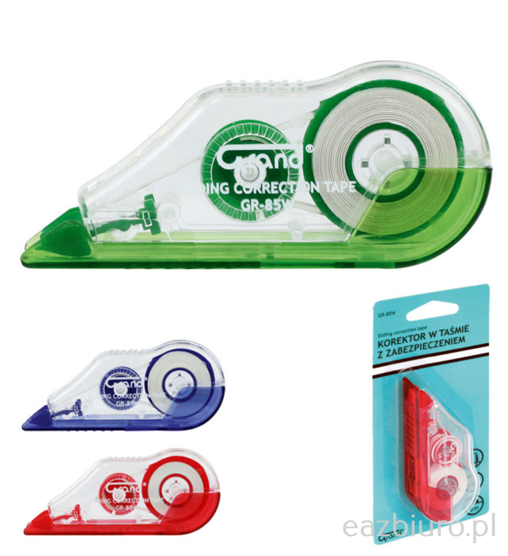Korektor Grand gr-85w w taśmie 5mmx8 m | eazbiuro.pl | Nie przegap!