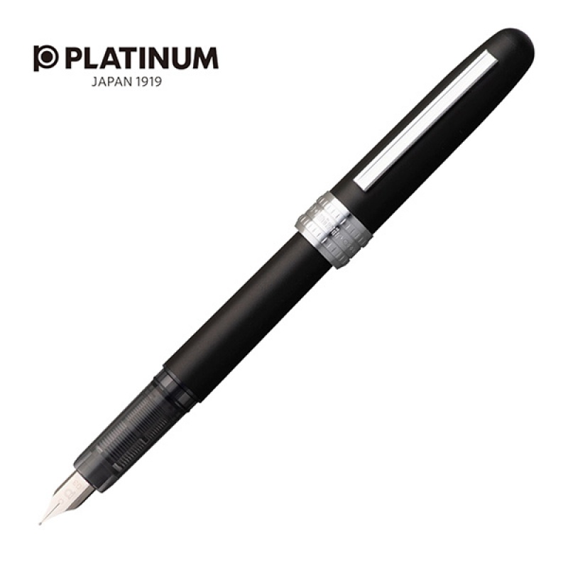 Pióro wieczne Platinum plaisir black mist, f, czarne matowe Pióro wieczne Platinum plaisir black mist, f, czarne matowe