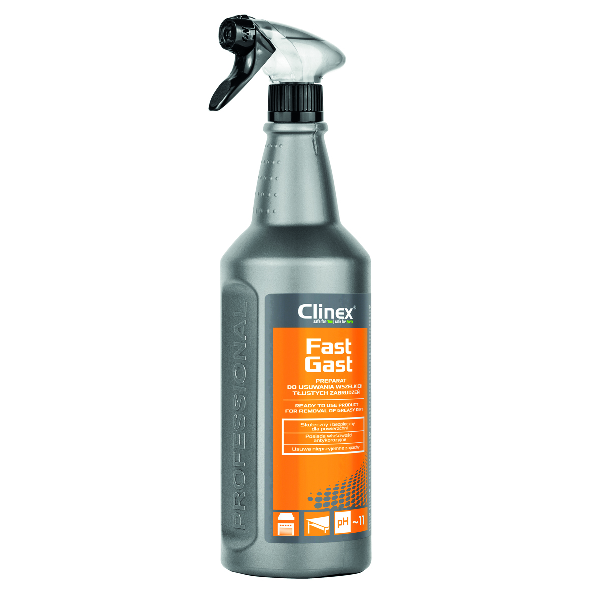 Clinex fast gast 77-667 preparat do usuwania tłustych zabrudzeń 1l Clinex fast gast 77-667 preparat do usuwania tłustych zabrudzeń 1l