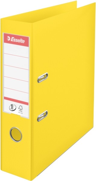 Segregator Esselte vivida no1, A4, A4 75 mm, żółty | eazbiuro.pl | Zamów online!