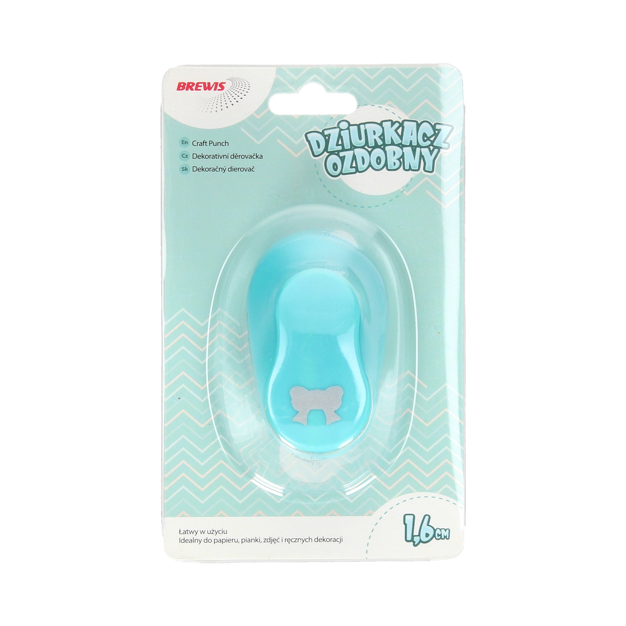 Dziurkacz ozdobny 1,6 cm kokarda 2 | eazbiuro.pl | Postaw na jakość!