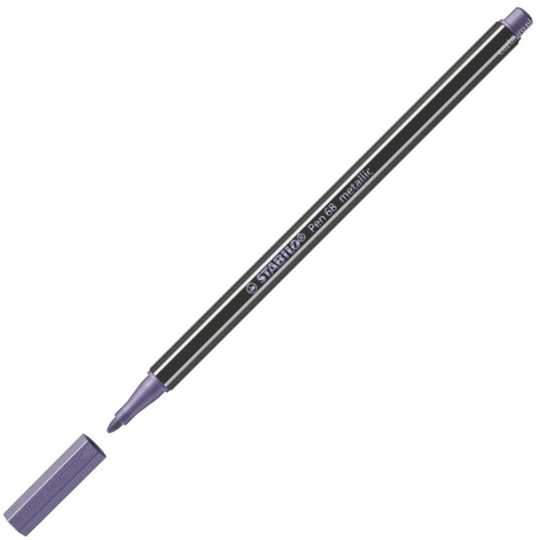 Flamastry Stabilo pen 68 metallic fiolet | eazbiuro.pl | Kup wyjątkowo!