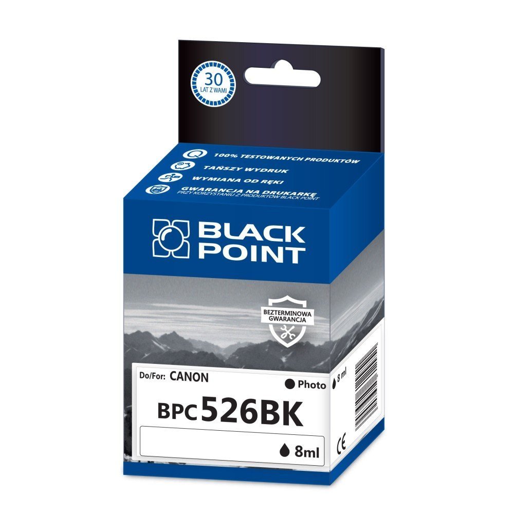 Cartrige tusz Black Point Canon cli-526bk - Black PointC526bk Cartrige tusz Black Point Canon cli-526bk - Black PointC526bk