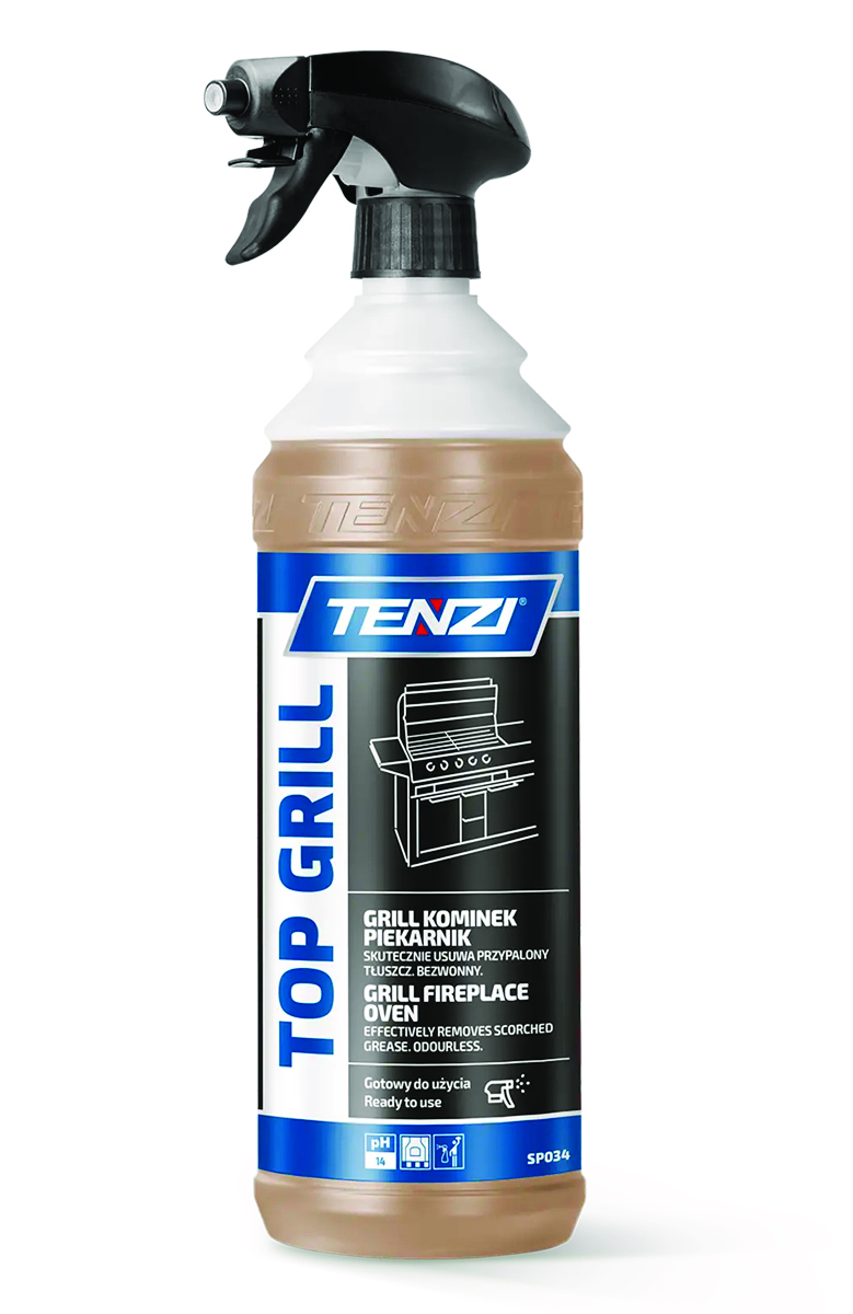 Płyn do czyszczenia przypaleń z grilli, piecyków i rusztów Tenzi Top Grill 1l Płyn do czyszczenia przypaleń z grilli, piecyków i rusztów Tenzi Top Grill 1l