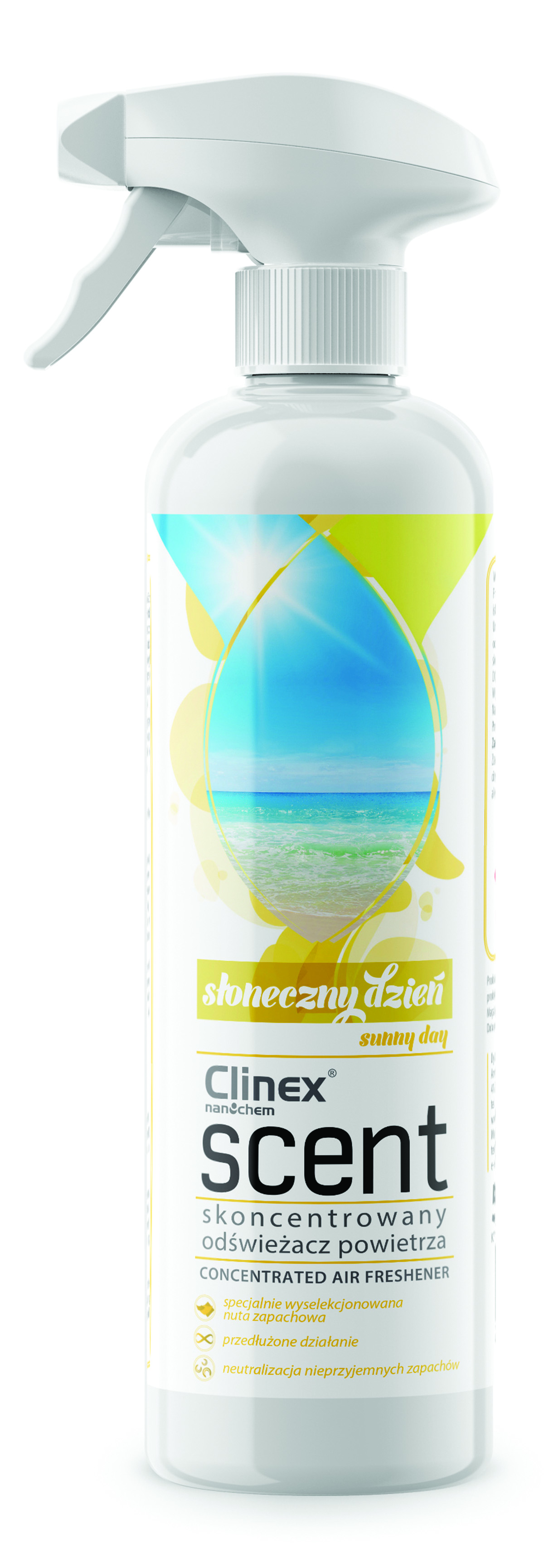 Clinex scent odświeżacz powietrza słoneczny dzień 500ml