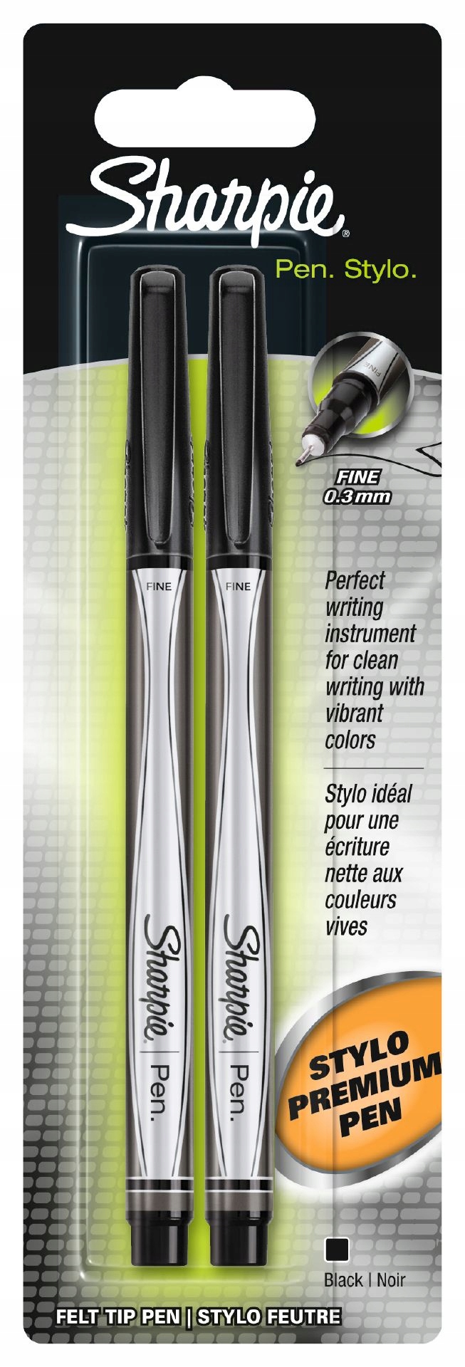 Cienkopis Sharpie pen czarny 2 sztuki Cienkopis Sharpie pen czarny 2 sztuki