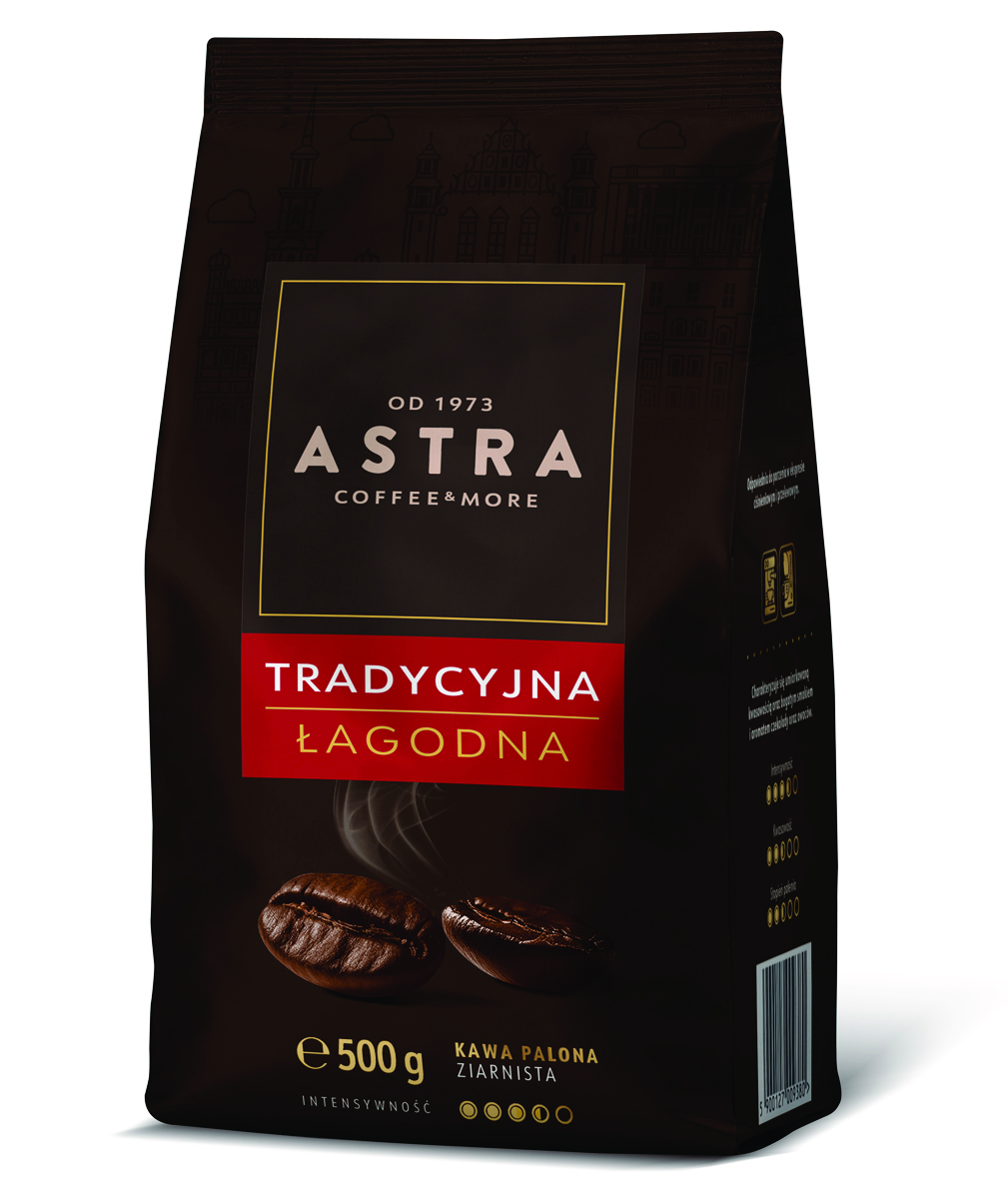 Kawa ASTRA Tradycyjna Łagodna, ziarnista, 500g
