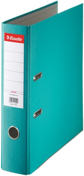 Segregator Esselte A4, ekonomiczny A4 75 mm, turkusowy | eazbiuro.pl | Wybierz hit!