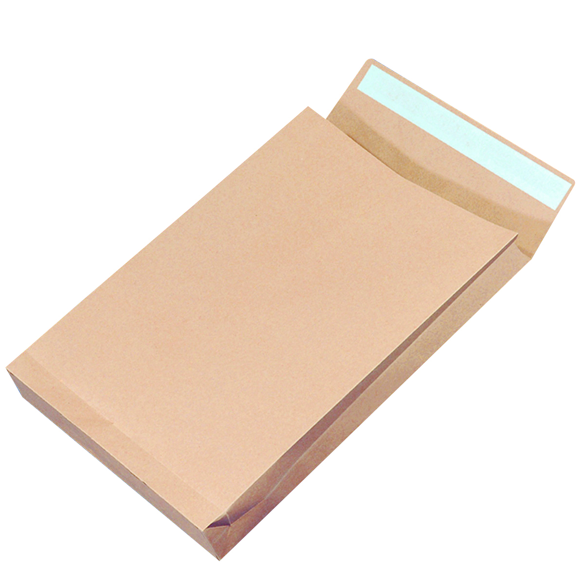 Koperty rbd z taśmą silikonową Office Products, hk, E4, 280x400mm, 150gsm, 250 sztuk, brązowe