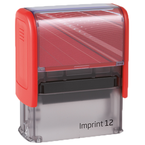 Pieczątka Trodat 8912 imprint czerwony obudowa + poduszka + gumka | eazbiuro.pl | Kup już teraz!