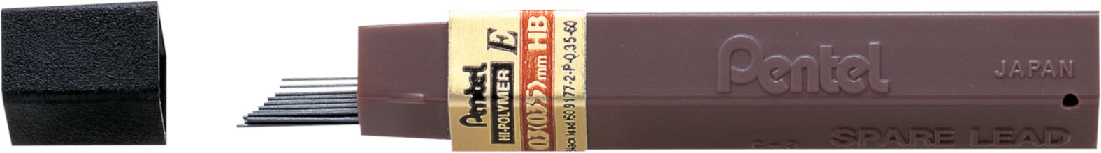 Grafity ołówkowe 0,3 mm Pentel 300e 2h | eazbiuro.pl | Zamów online!