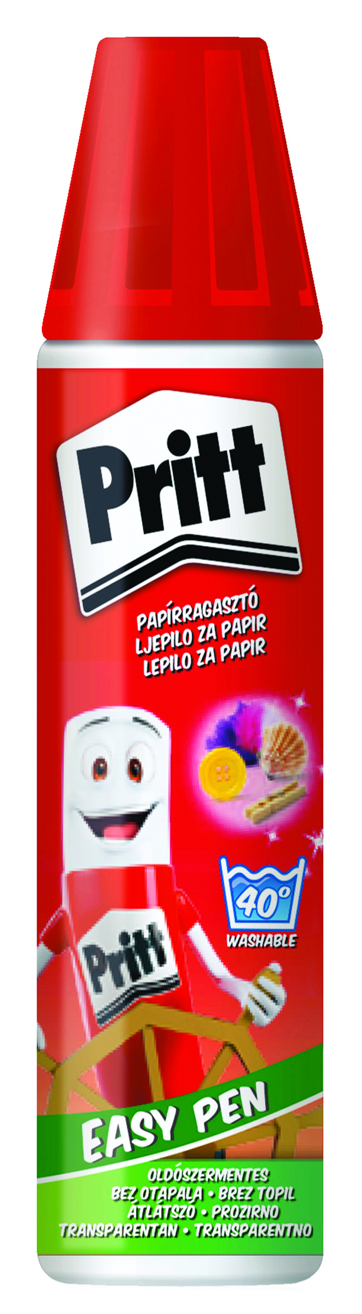 Klej w płynie pritt easy pen, 40g, bezbarwny