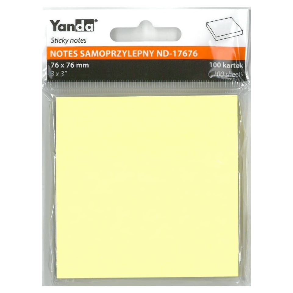 Notes samoprzylepny 76 x 76 nd-17676 Yanda | eazbiuro.pl | Zamów bez zwłoki!