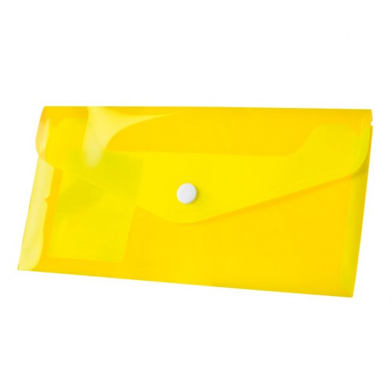 Koperta pp na zatrzask DL żółta Tetis | eazbiuro.pl | Kup sprytnie!